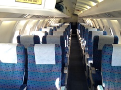 SAAB機内